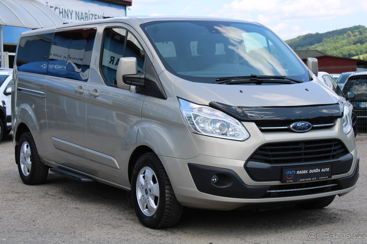 Ford Tourneo Custom 2,0 TDCi ČR,DPH,A/T,8MÍST,2017