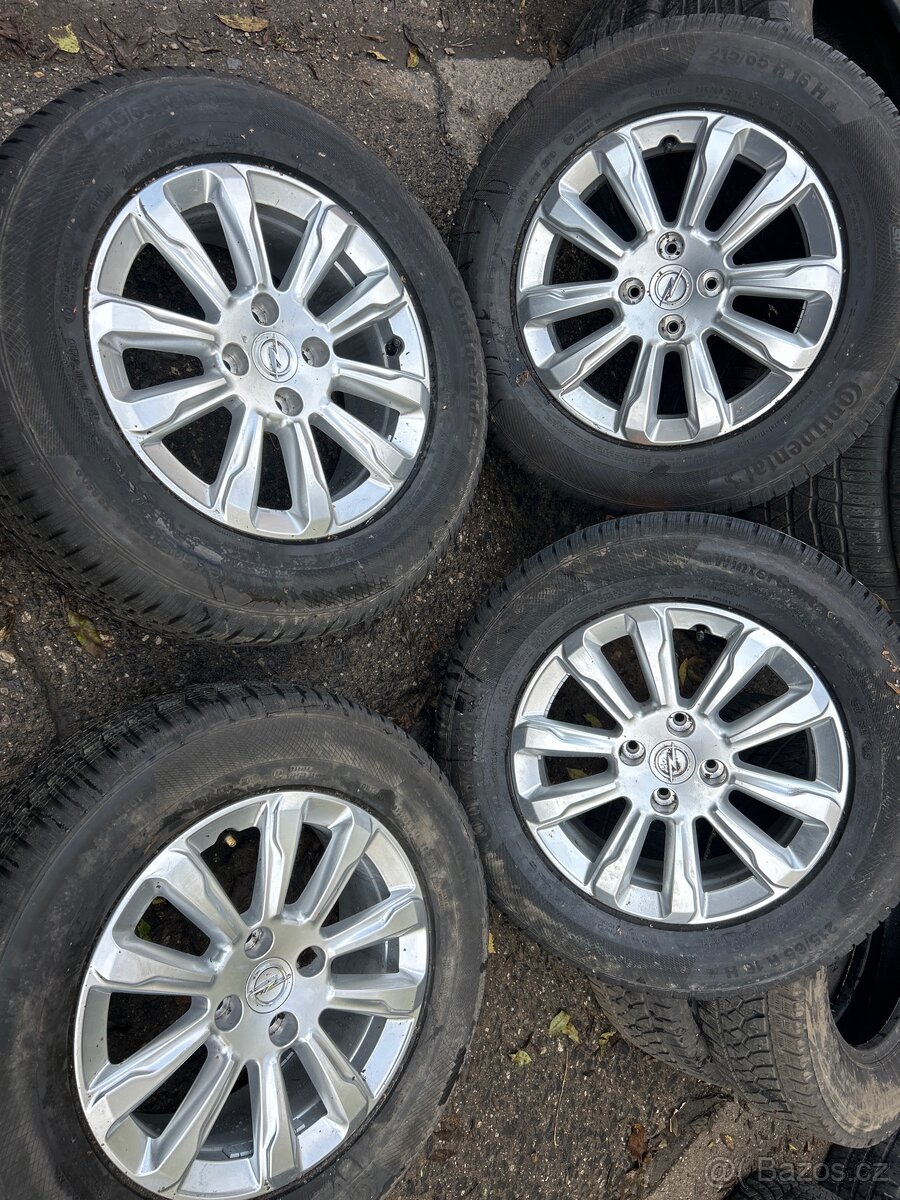 Opel Mokka II, alu 16',nové,zimní set, stříbrné -