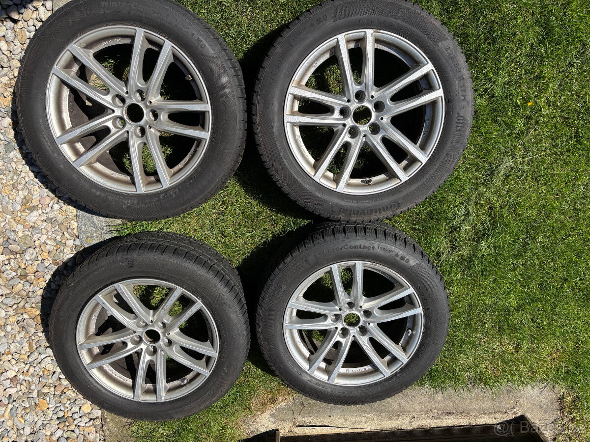 Prodám 17" ALU kola se zimními pneumatikami