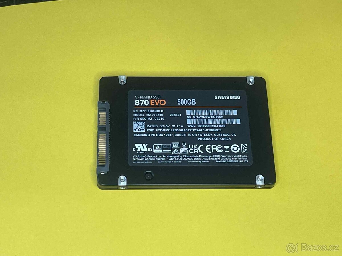 SSD Samsung 870EVO 500GB