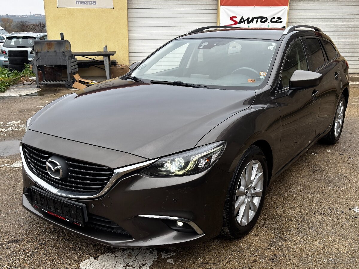 Mazda 6 2.0i,121KW,188TKM,WEBASTO,LED,PDC,RVM,TZ,ALU,SERVIS