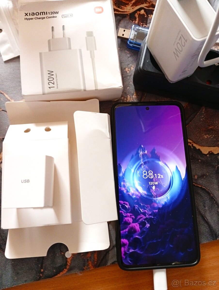 Nabíječka Xiaomi 120W max + 1m kabel