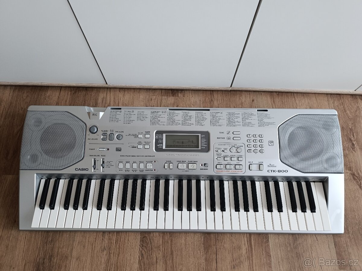 Klávesy Casio CTK 800