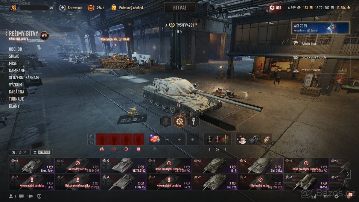 World of Tanks účet