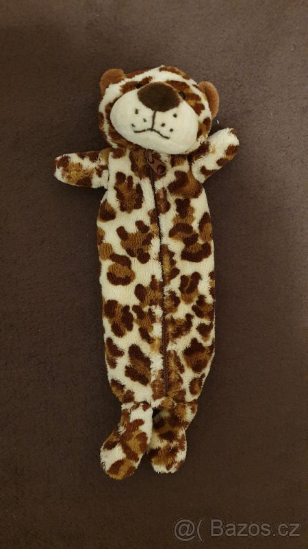 Plyšový penál na tužky, propisky, pastelky