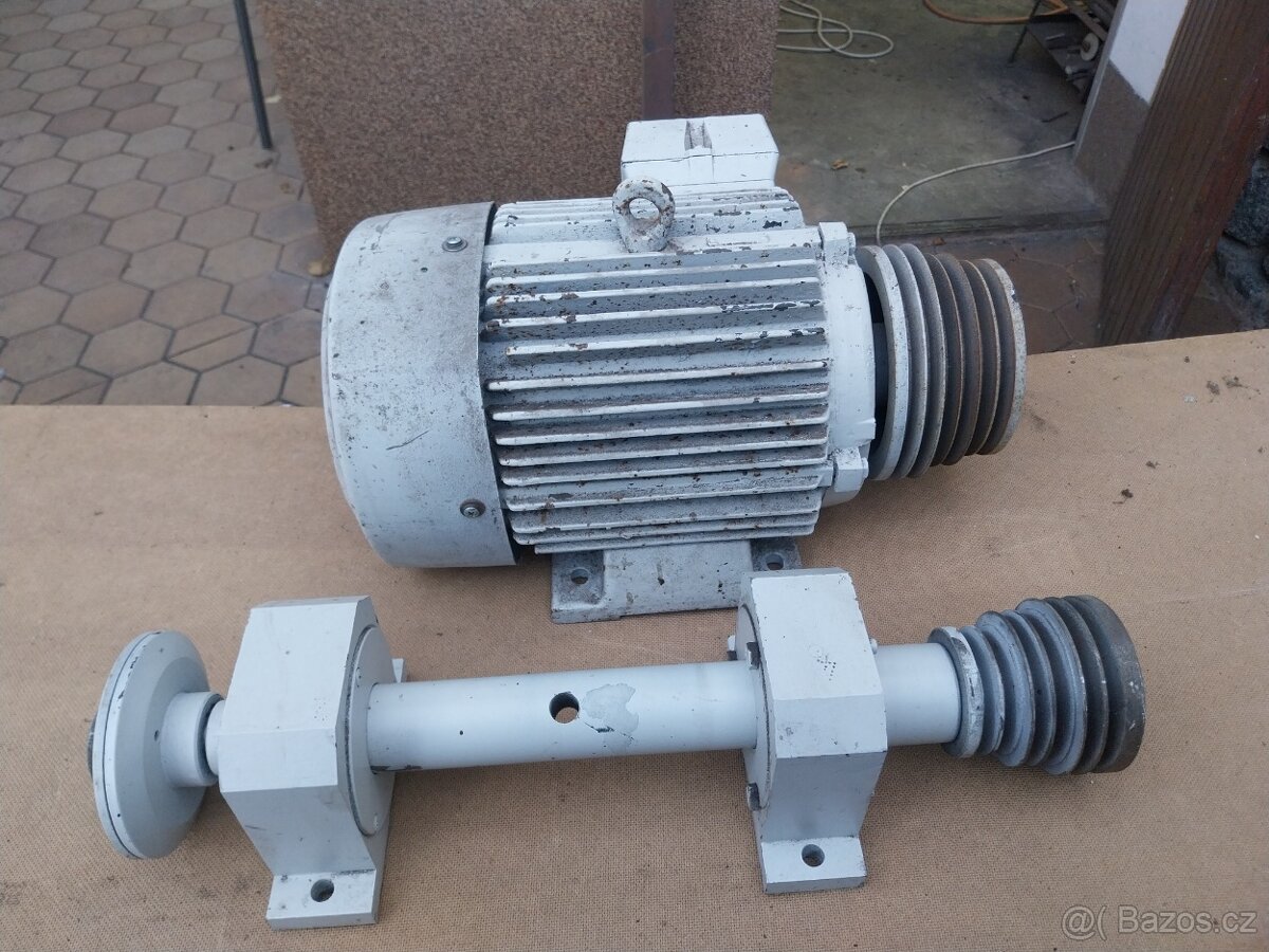 Hřídel s motorem na formátku