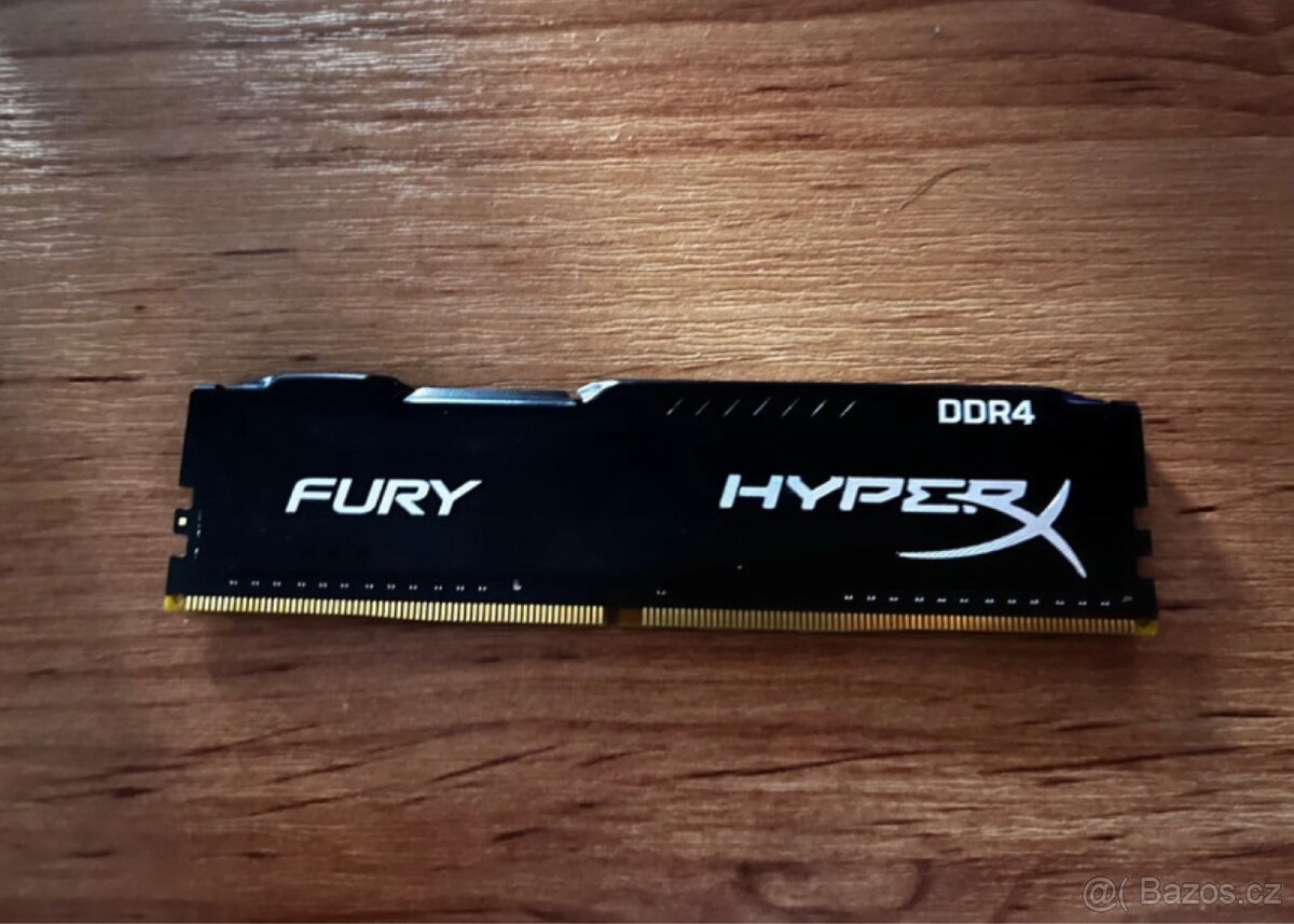 8gbd paměti RAM 1x8gb HyperX Fury DDR4