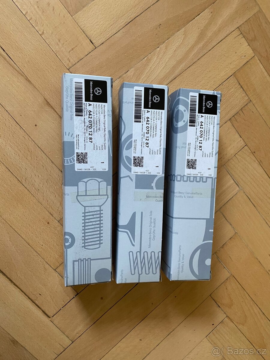 Vstřiky mercedes originál om 642