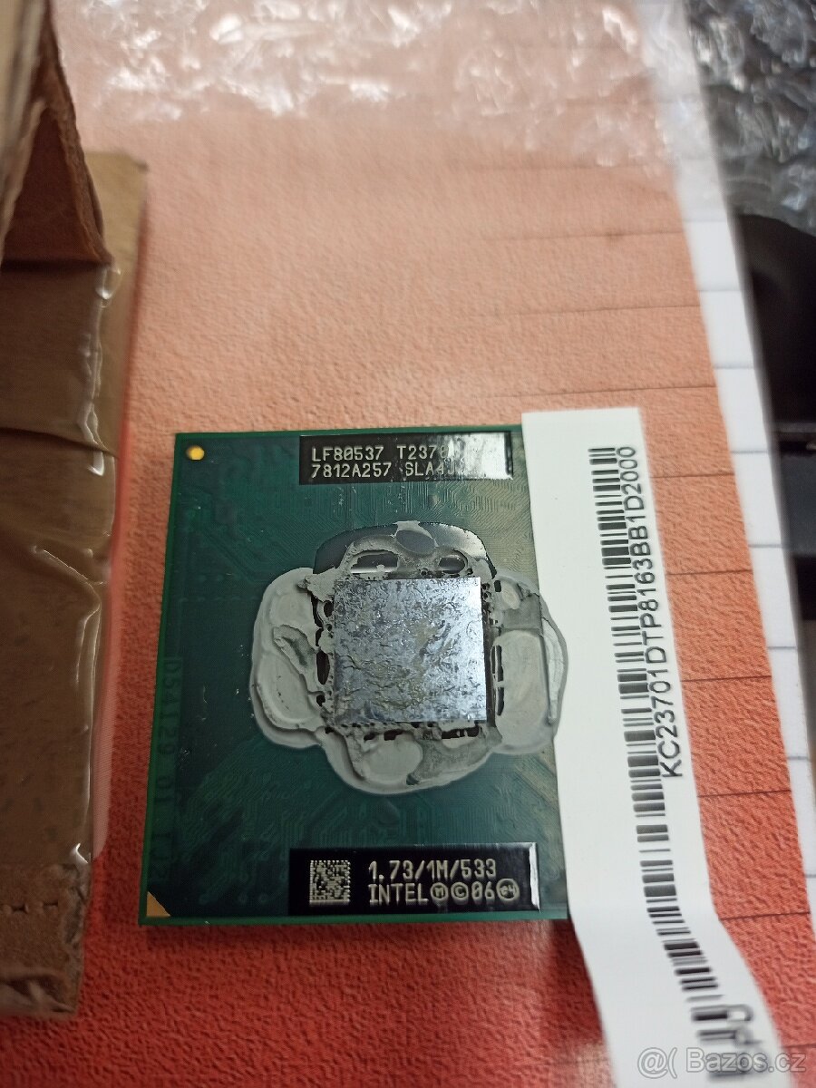 CPU 1.73 GHz z notebooku