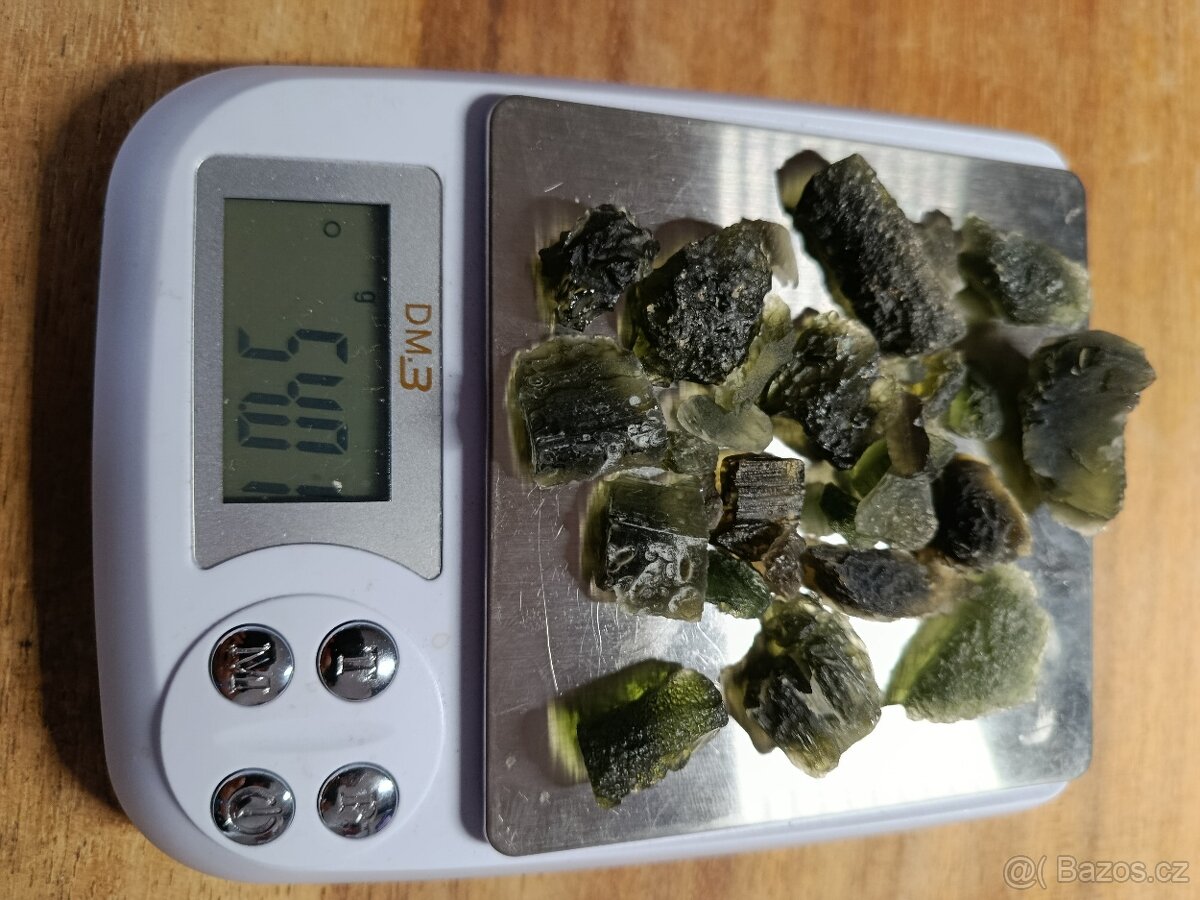 .Vltavíny 53.99g. 130,-/g