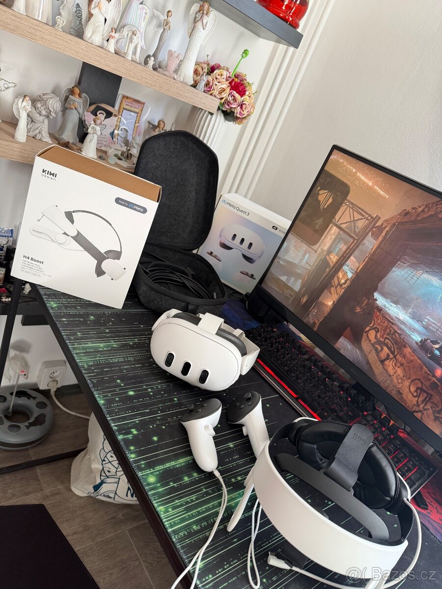 Meta Quest 3 512 GB + KIVI H4 Boost + 5m kabel