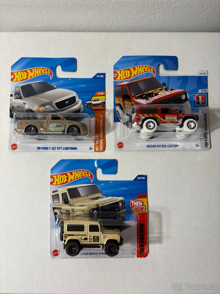 PRODÁNO - Hot Wheels SET 3ks