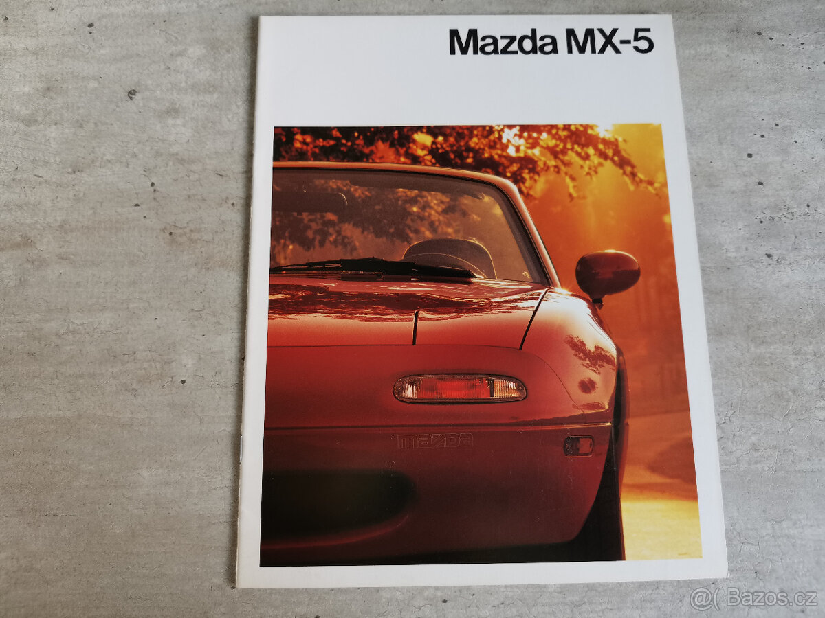 Prospekty Mazda MX-5 NA, NB, 1990, 1991, 1999, německy