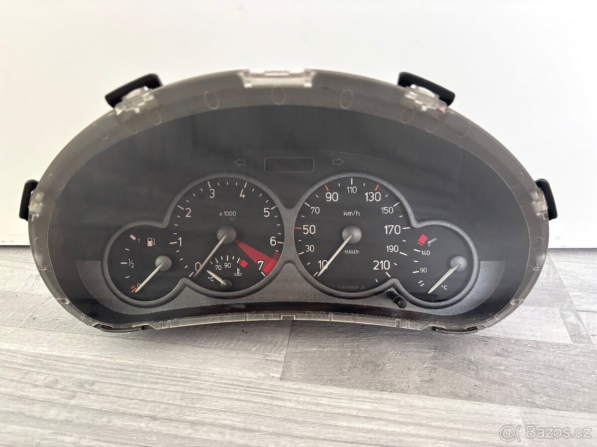 Budíky Peugeot 206 S16 GTI