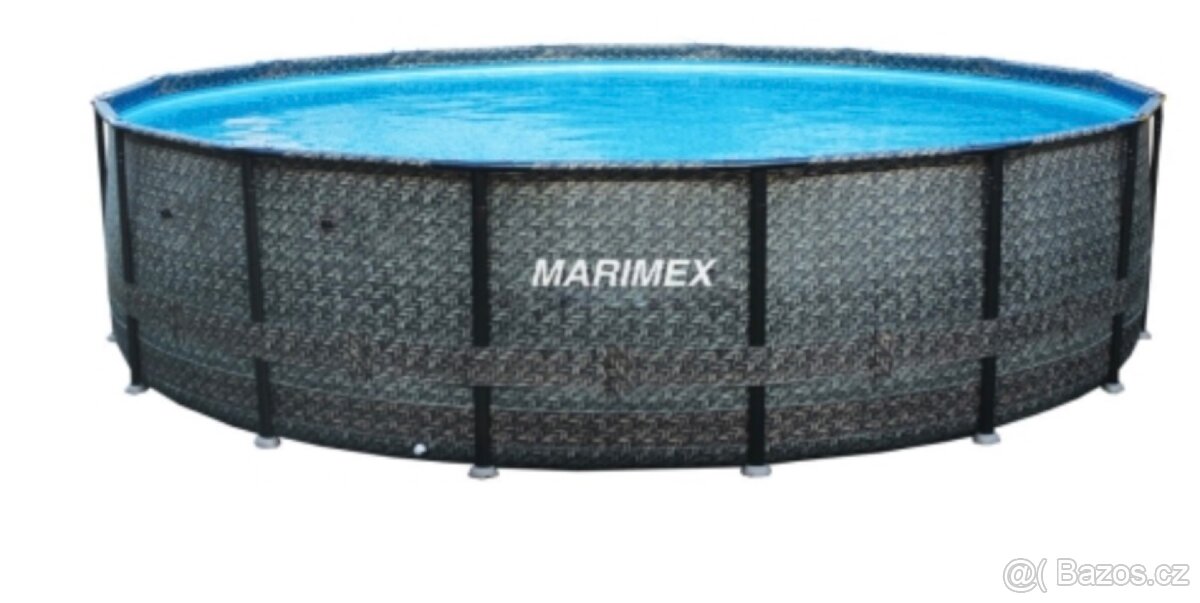 Bazén Marimex Florida 4,57x1,32 a schůdky k bazénu 1,32m