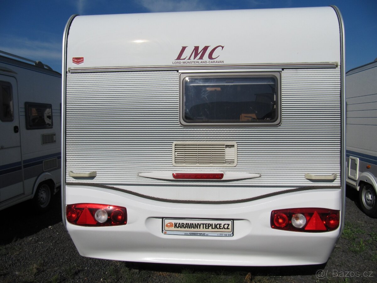 Prodám karavan LMC Munsterland 460 MD.r.v.2003 + mover ,stan