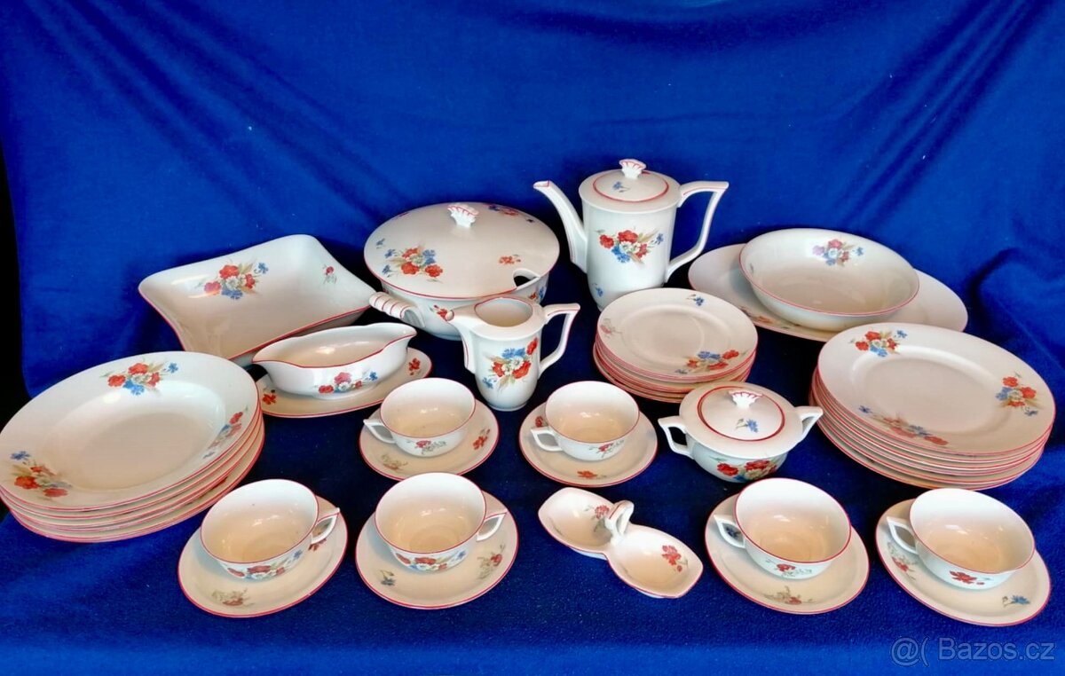Stará porcelánová sada Manka