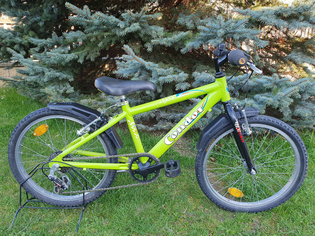 Dětské 20" horské hliníkové kolo CONDOR, rám 10" od 110 cm