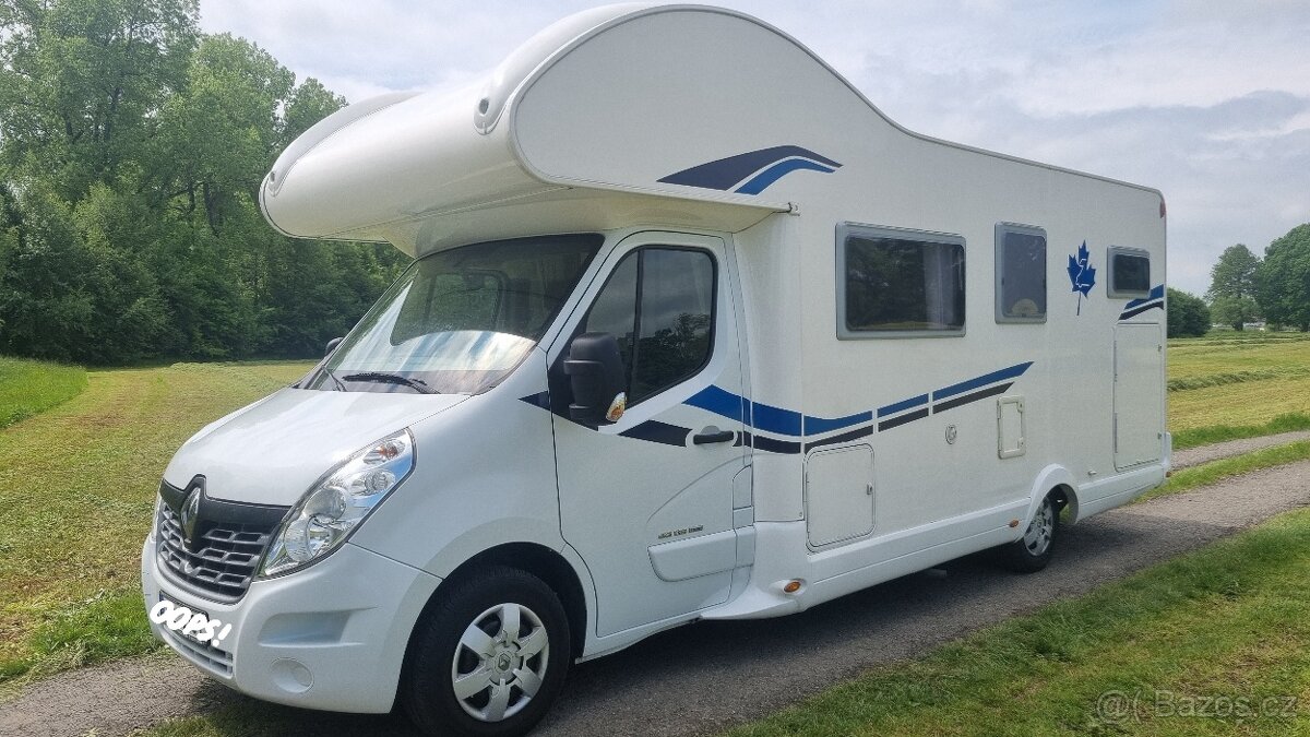 Obytné auto Ahorn, Renault Master 2x klima TV Sat džák kol