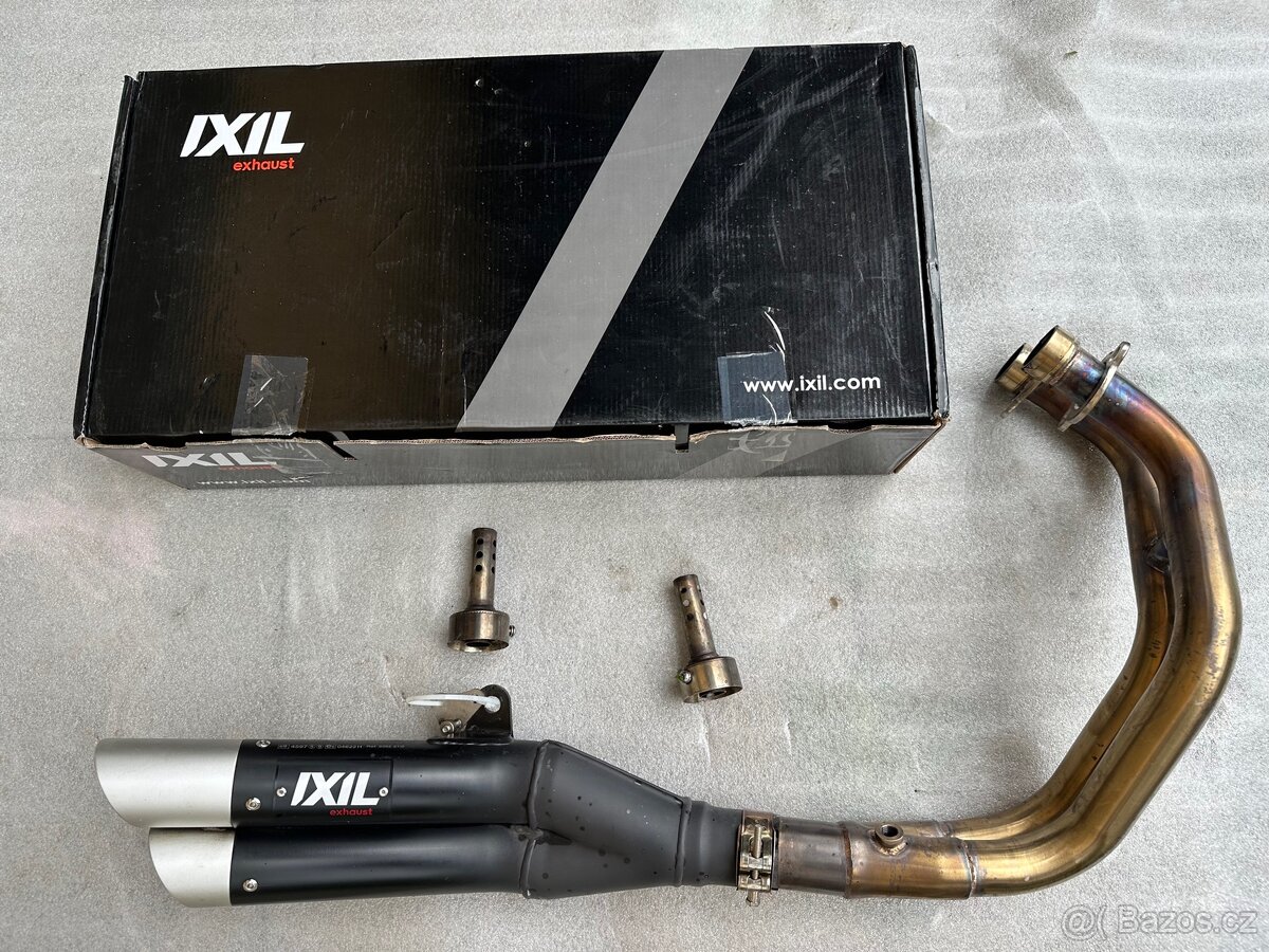 Laděný výfuk Ixil hyperlow na Yamaha mt 07 včetně svodů