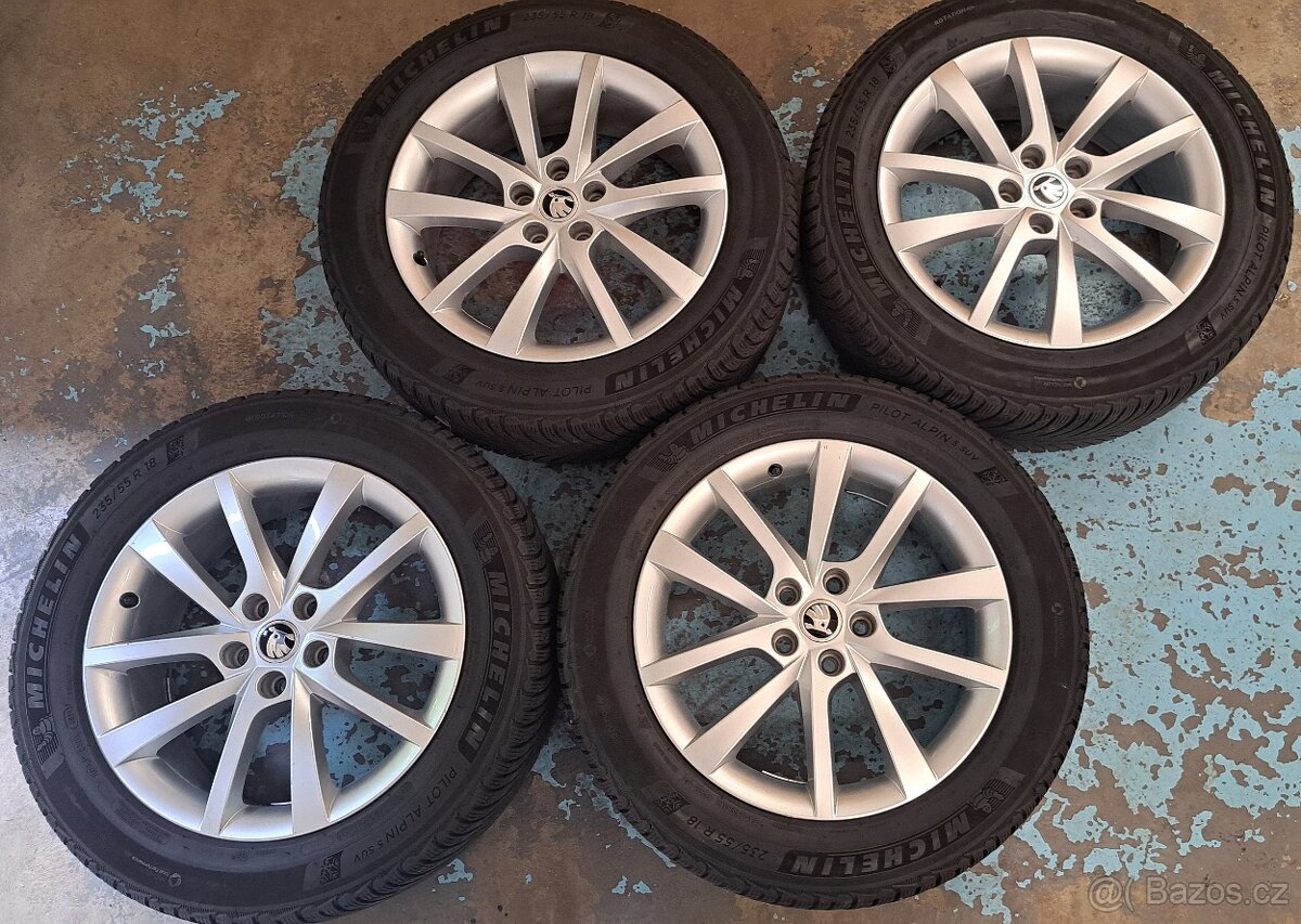 Alu kola originál Škoda Kodiaq Elbrus 18", 7x18 5x112 ET43