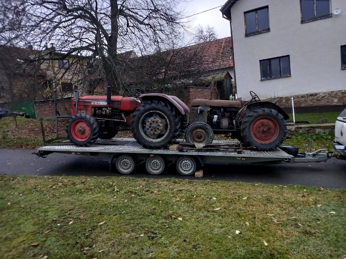 Prodám nepoužitelné vraky traktorů Zetor s Doklady