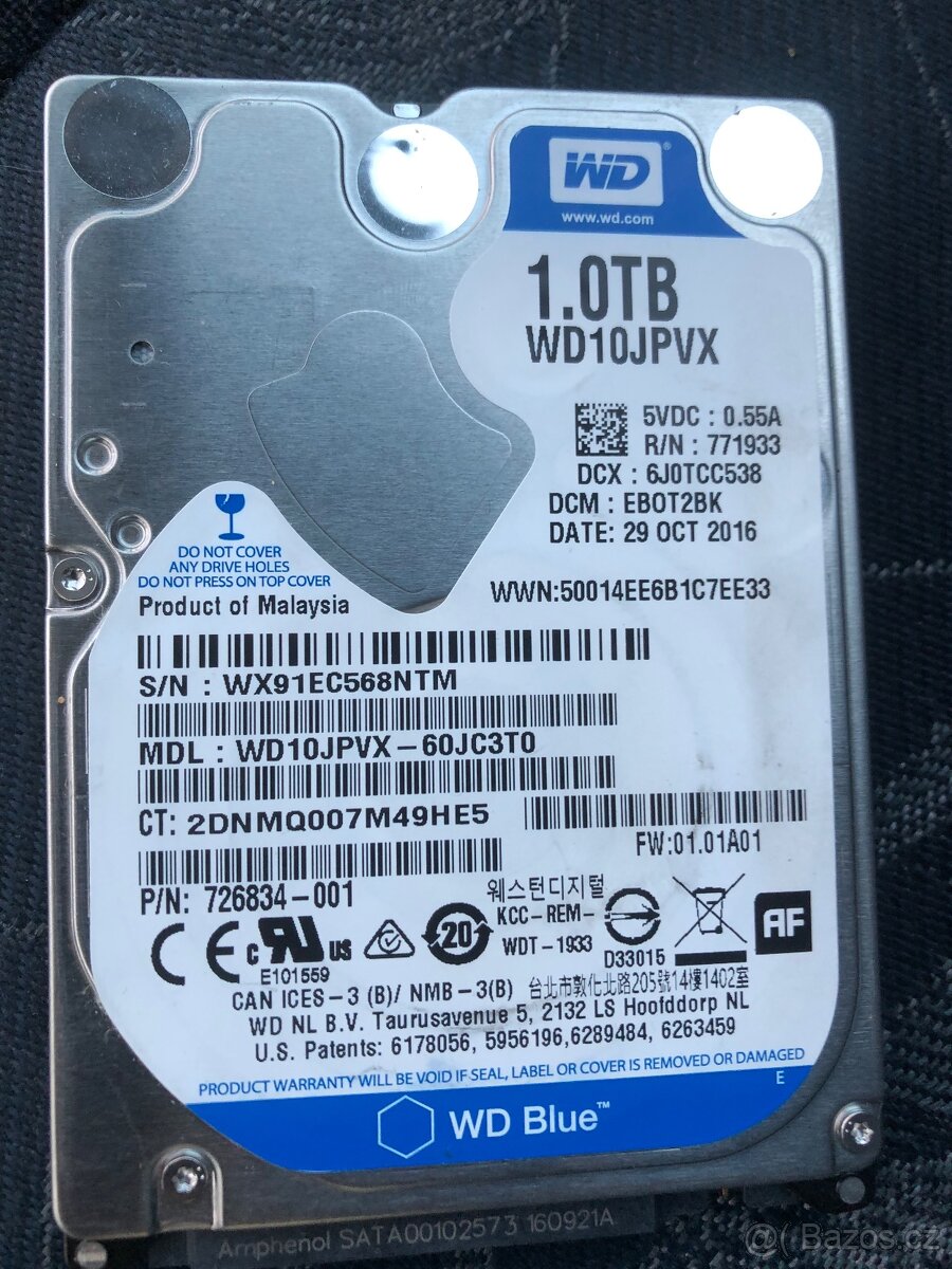 Sata 2,5 hdd 1000gb