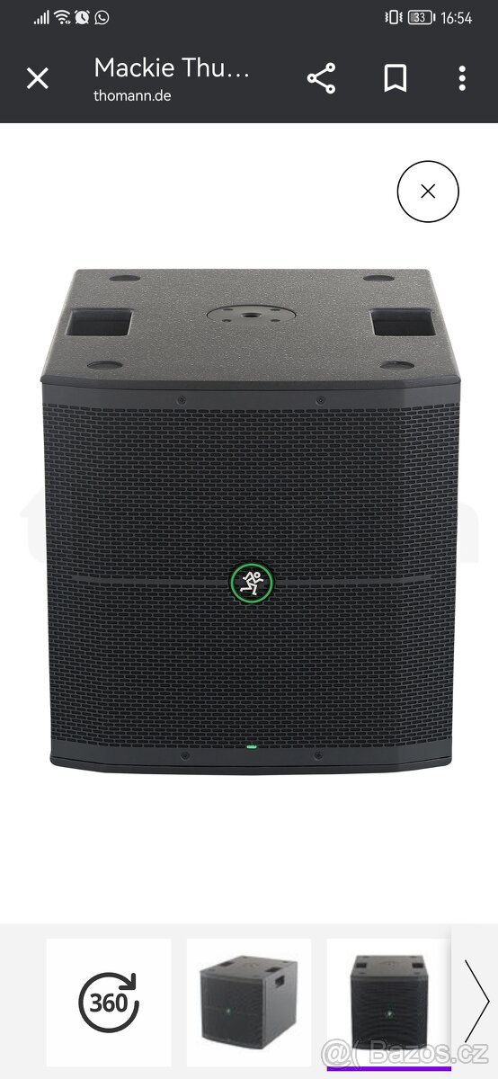 Aktivní subwoofer Mackie thump118s