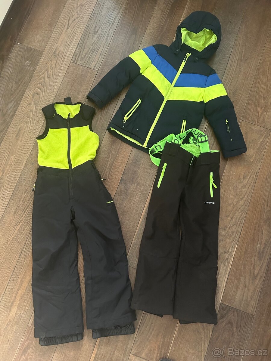 Lyžařský set - bunda a 2x kalhoty vel. 116/122