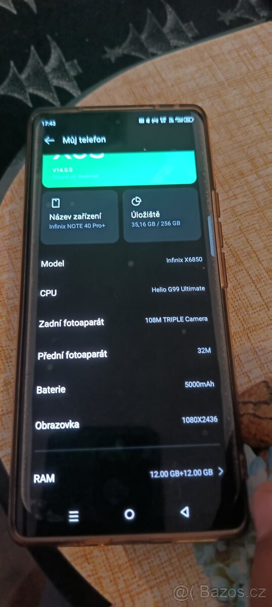 Infinix note 40 pro+