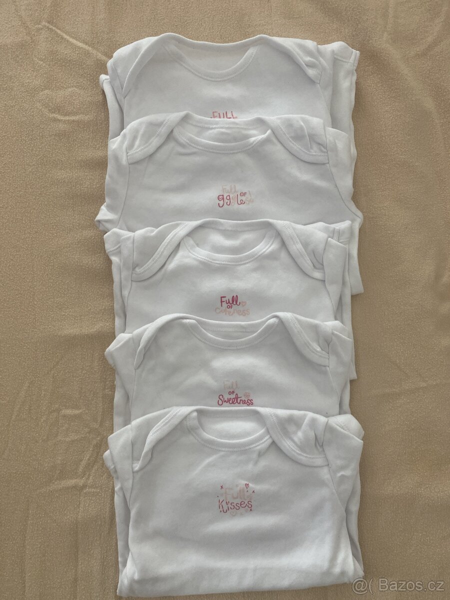 Set 5 kusů body 100% bavlna od značky F&F.