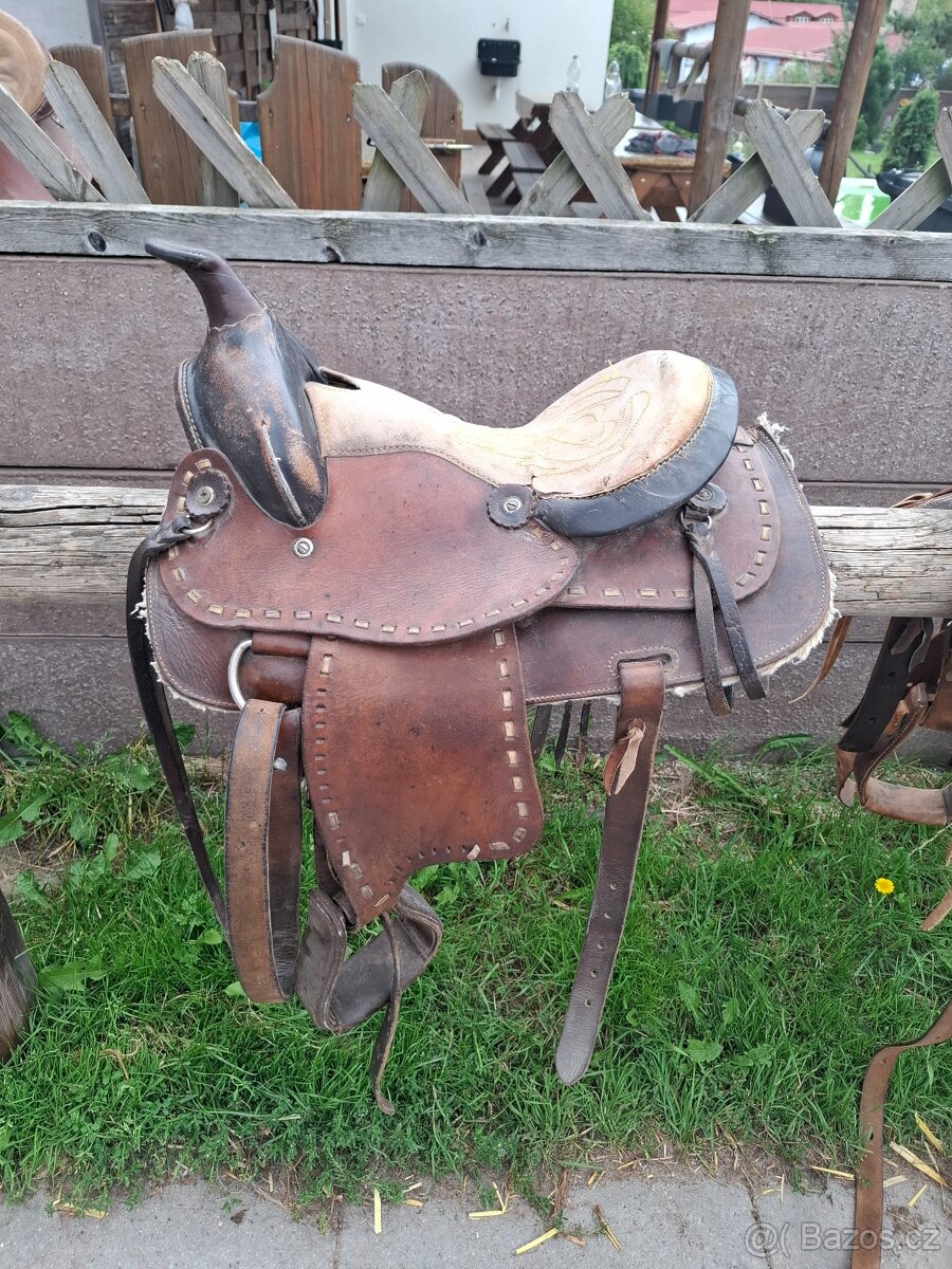 Westernové sedlo na poníka