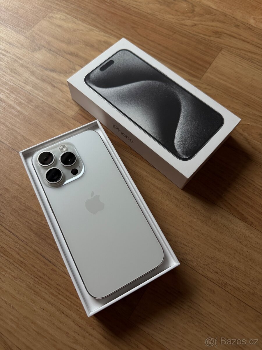 Apple iPhone 15 Pro 128GB bílý