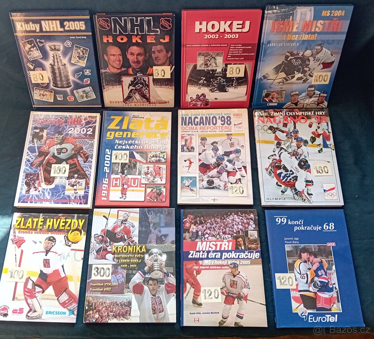 HOKEJ - KNIHY - CENY UVEDENY