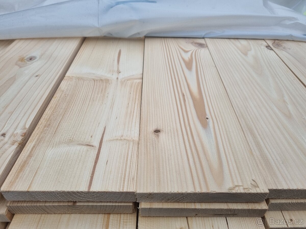 Smrková suchá hoblovaná prkna 19x140x4000 -polotovary