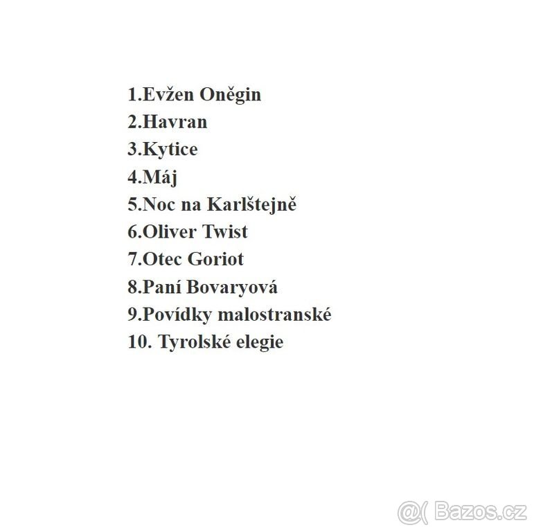 Čtenářský deník 2. ročník