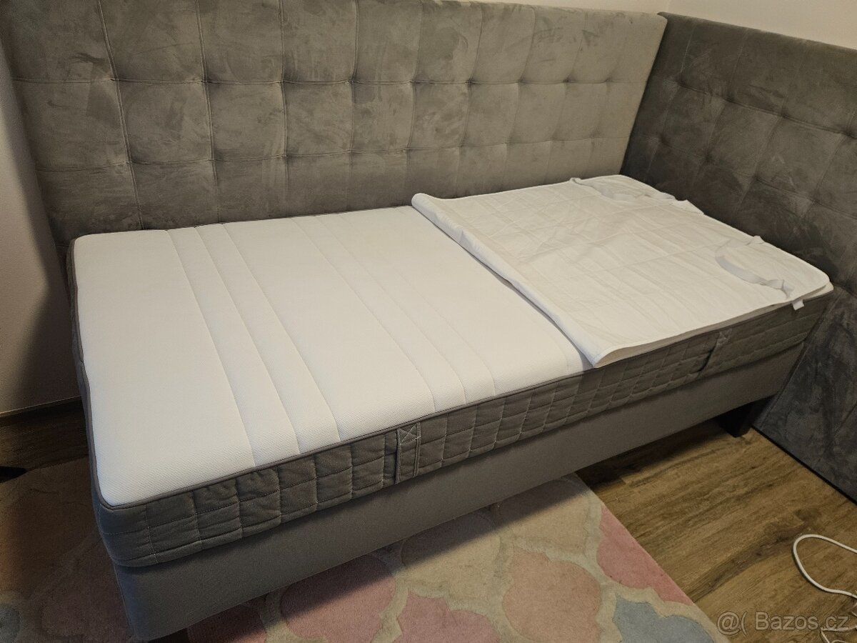 Postel s pružinovou matrací IKEA 90x200