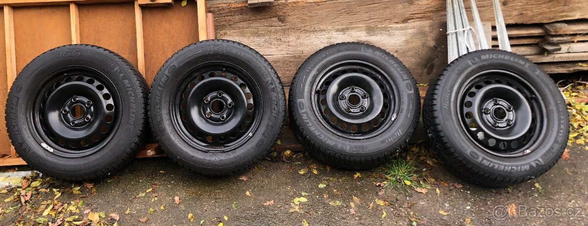 15 " plechové kola VW Caddy-VW Touran-Octavia II zimní pneu
