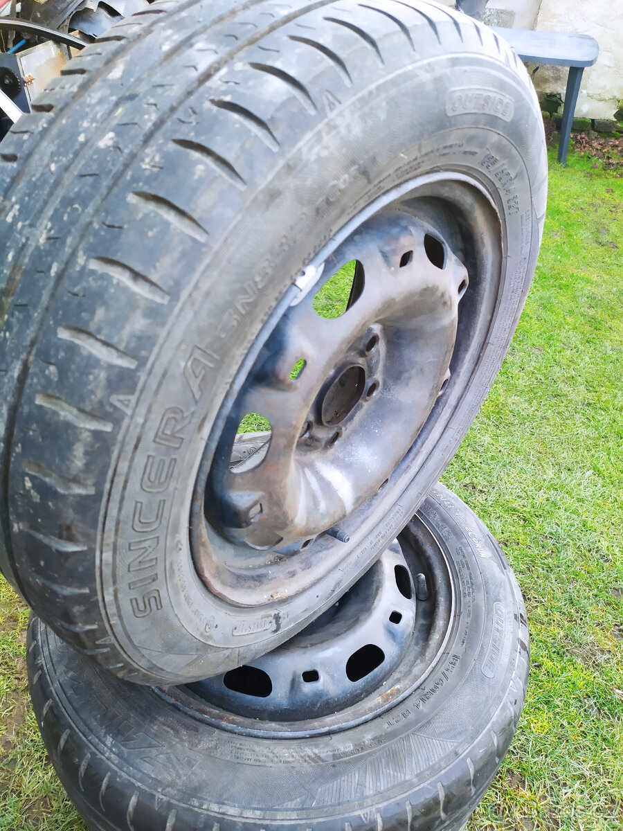 Plechový disk 14", rozteč 5x100