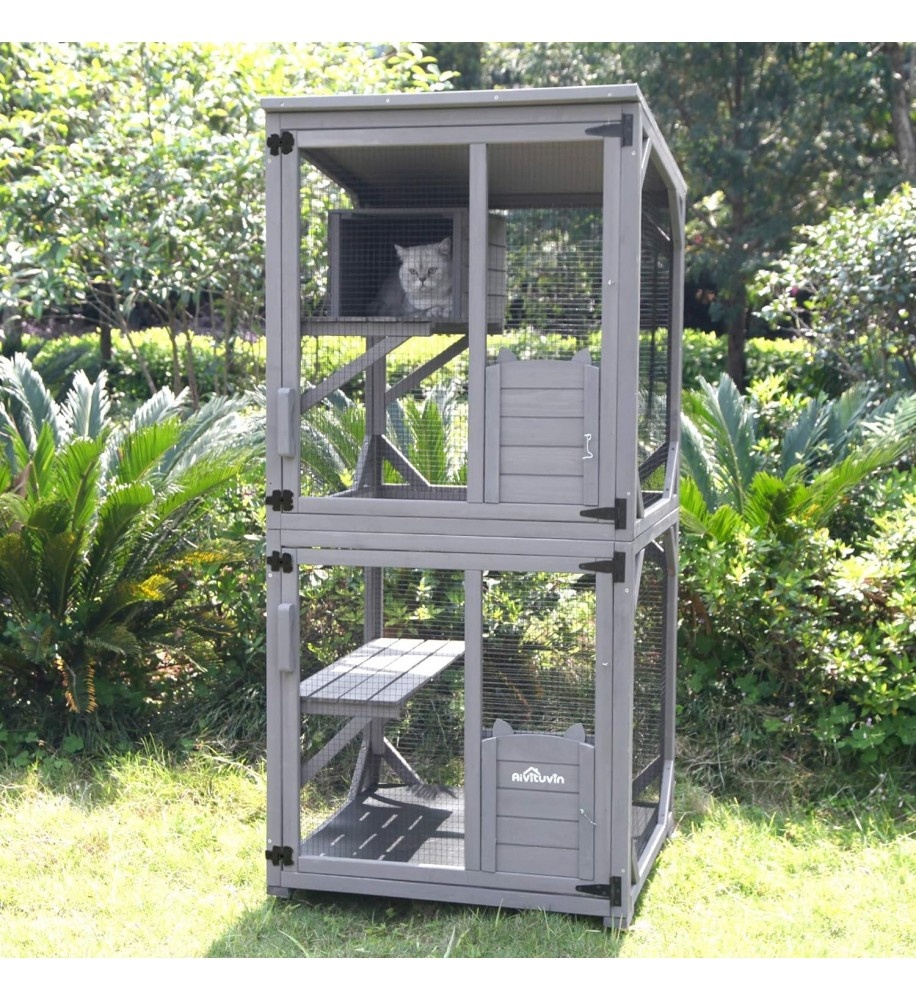 Velká voliéra, klec pro kočky a hlodavce, 80x80x180cm.