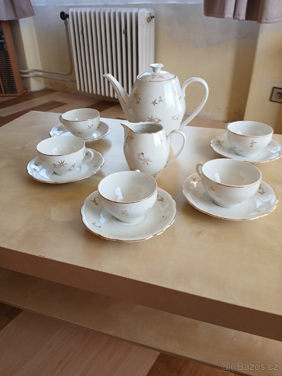 Porcelánový retro set