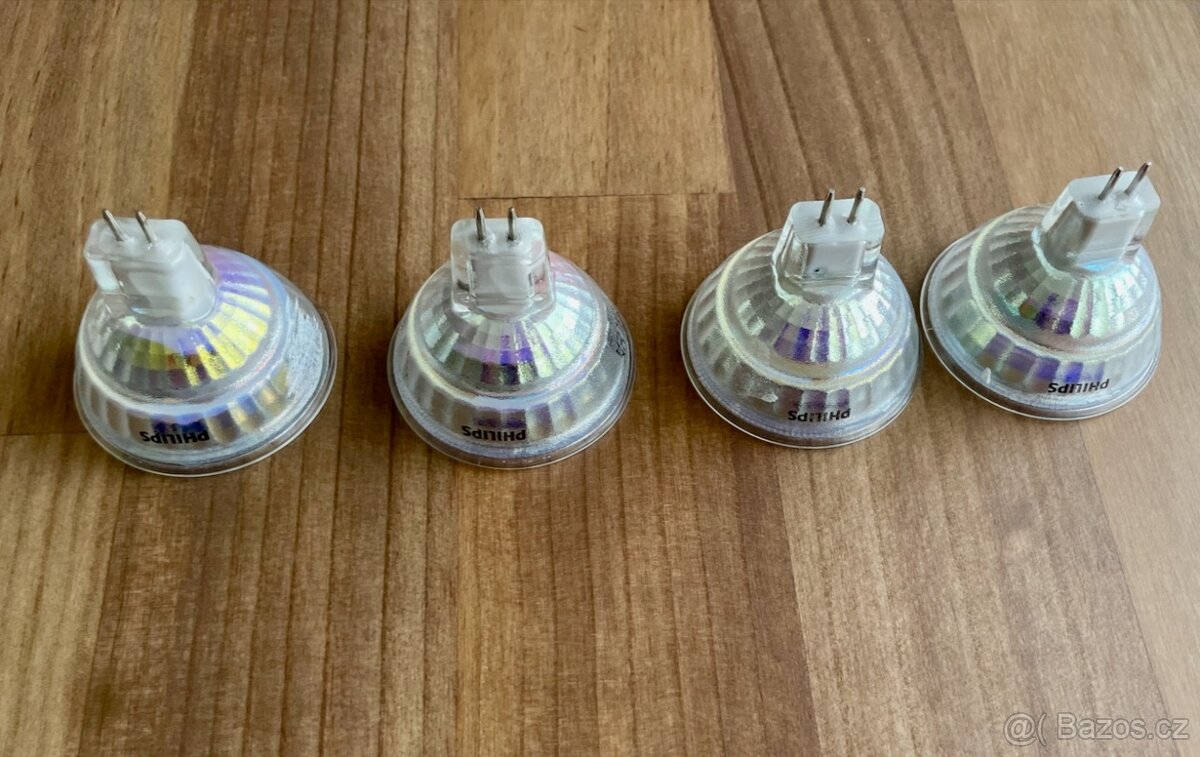 4x LED Philips bodové, 2700K, 12V, GU 5,3