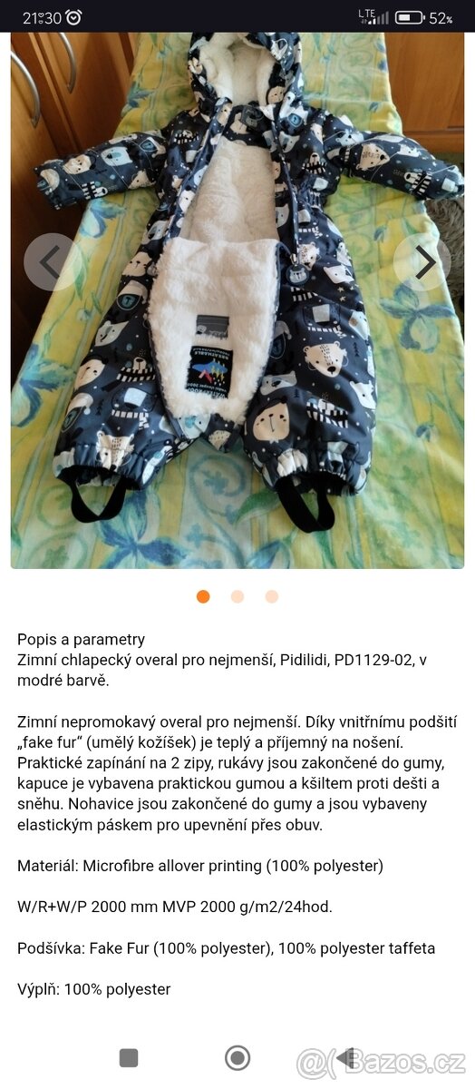 Dětský overálek