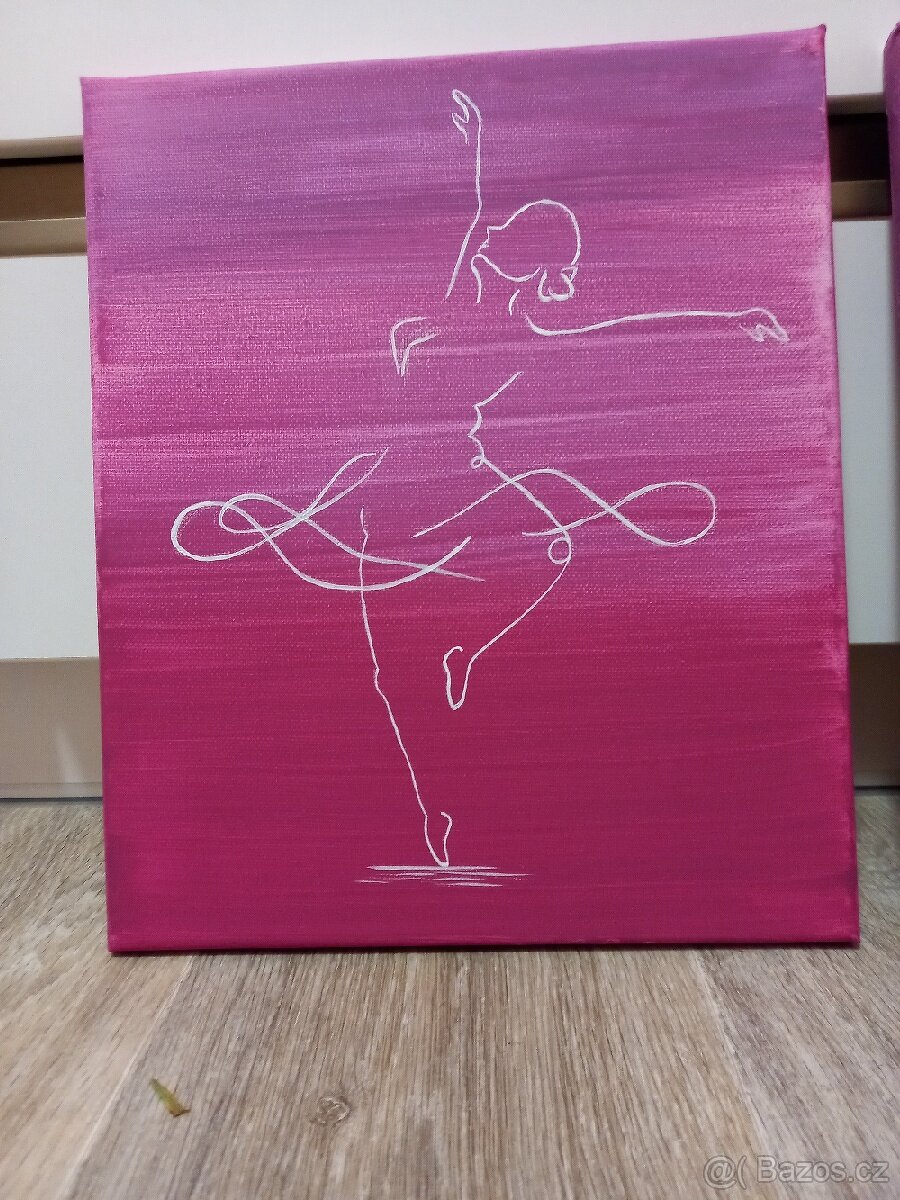 Obrazy na plátně baletka