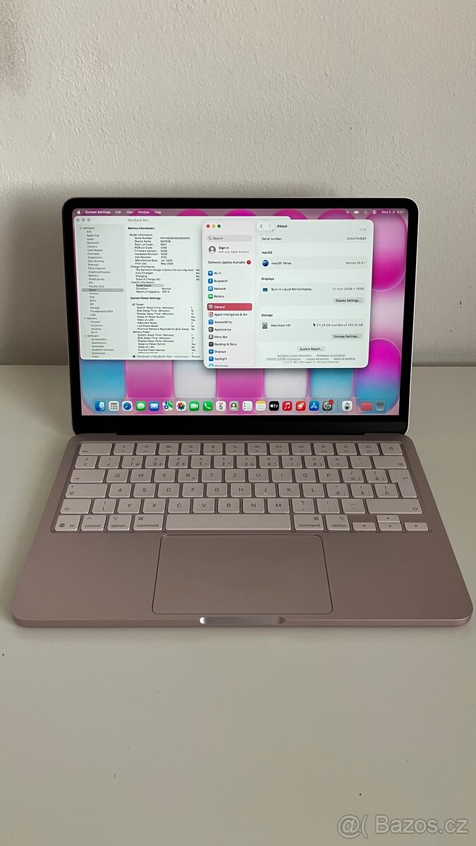 Macbook Neo 13” zánovní růžový