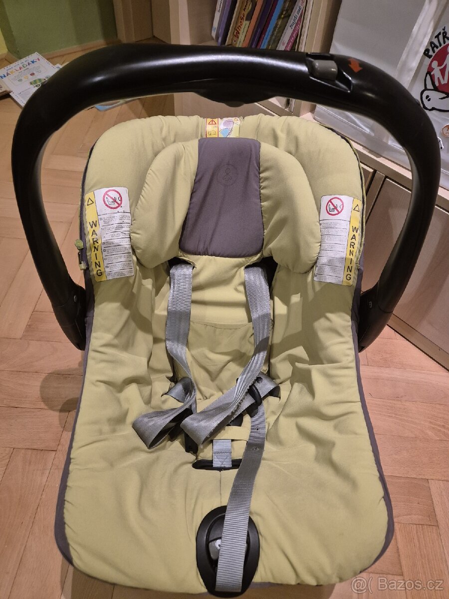 Vajíčko autosedačka Jané strata 0-13 kg světle zelená