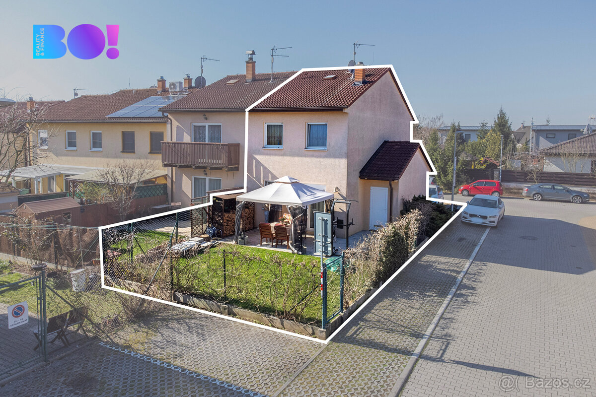 Prodej řadového rodinného domu, 3+kk,196 m², Květnice, okres