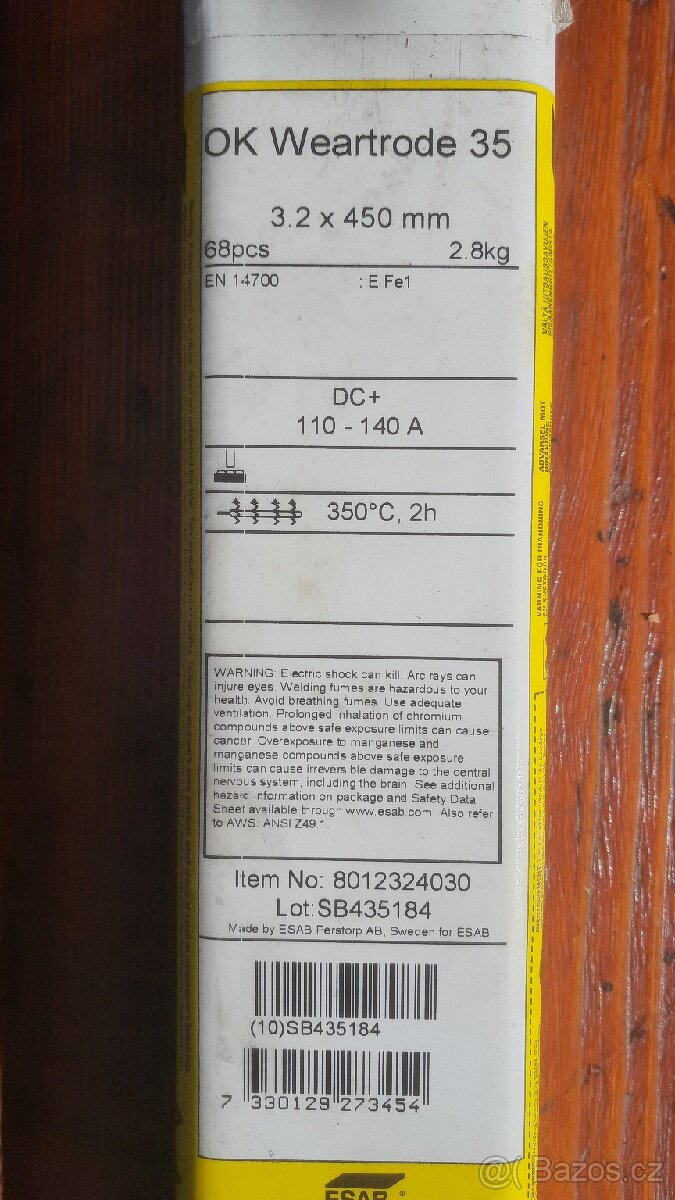 Svařovací elektrody