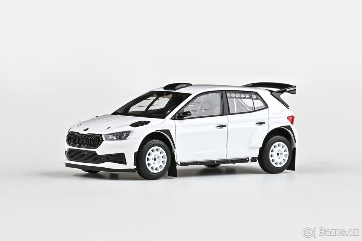 Modely Škoda Fabia IV RS Rally2 (2022) 1:43 Abrex