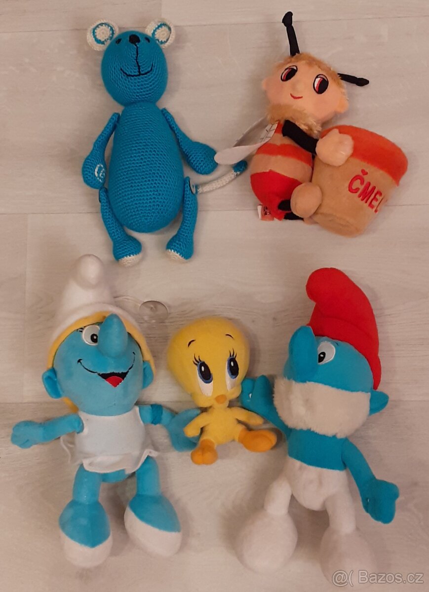 Plyšáci Včelí medvídek Čmelda a hand made myška